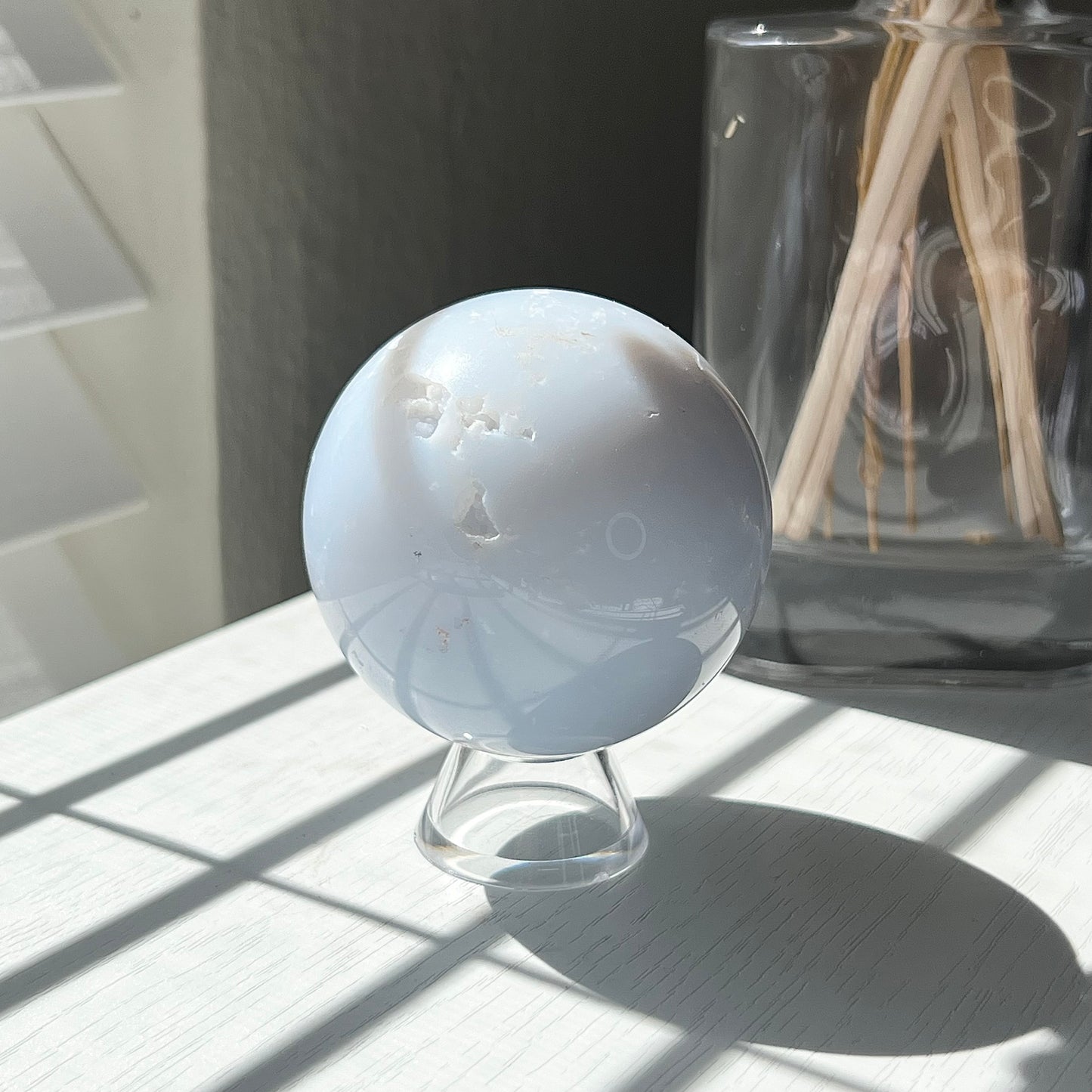 BLUE CHALCEDONY SPHERE