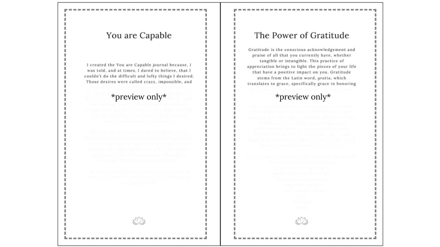 GRATITUDE GUIDE 90: FOR REMEMBERING YOU ARE CAPABLE