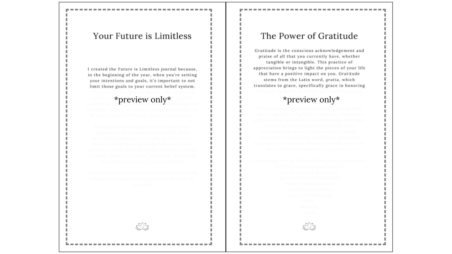 GRATITUDE GUIDE 90: FOR REMEMBERING YOUR FUTURE IS LIMITLESS