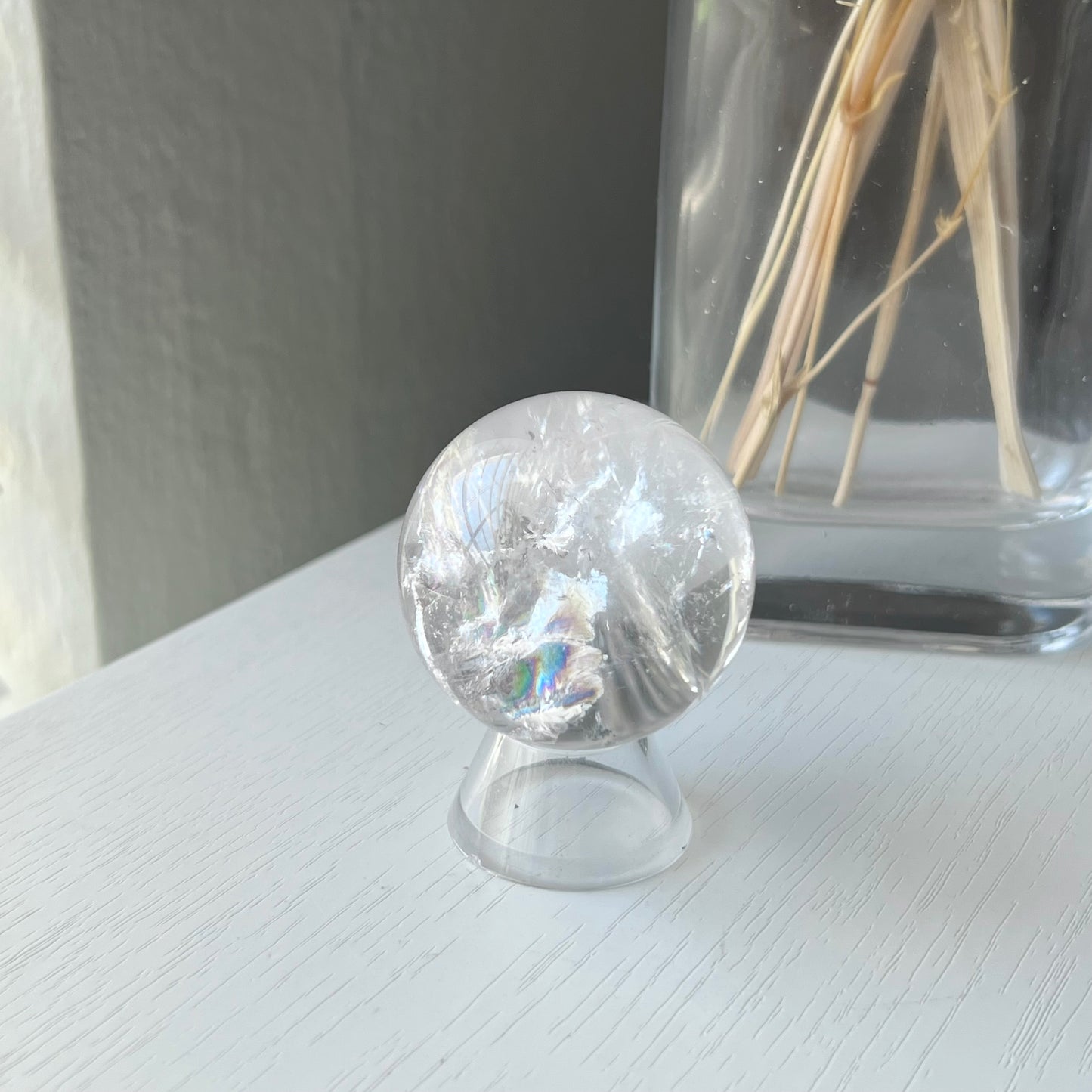 CLEAR QUARTZ SPHERE