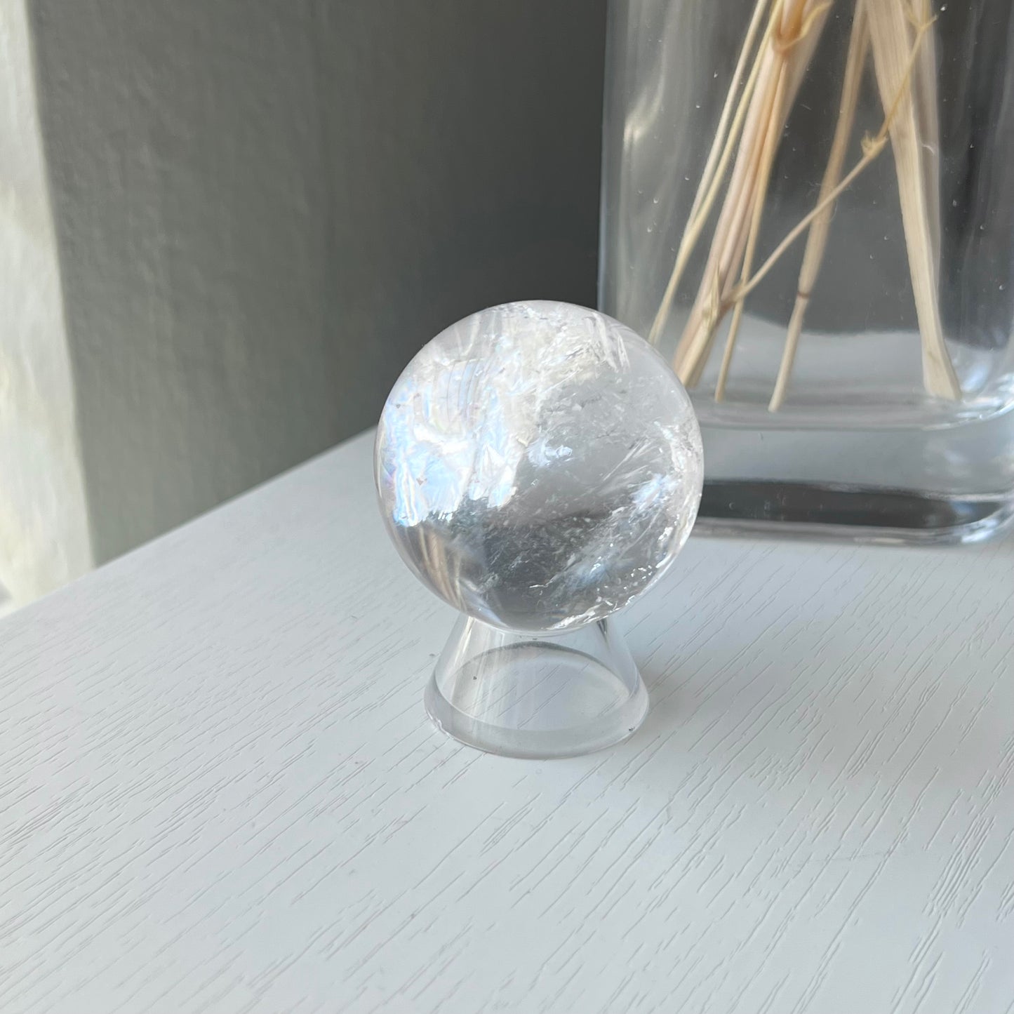 CLEAR QUARTZ SPHERE
