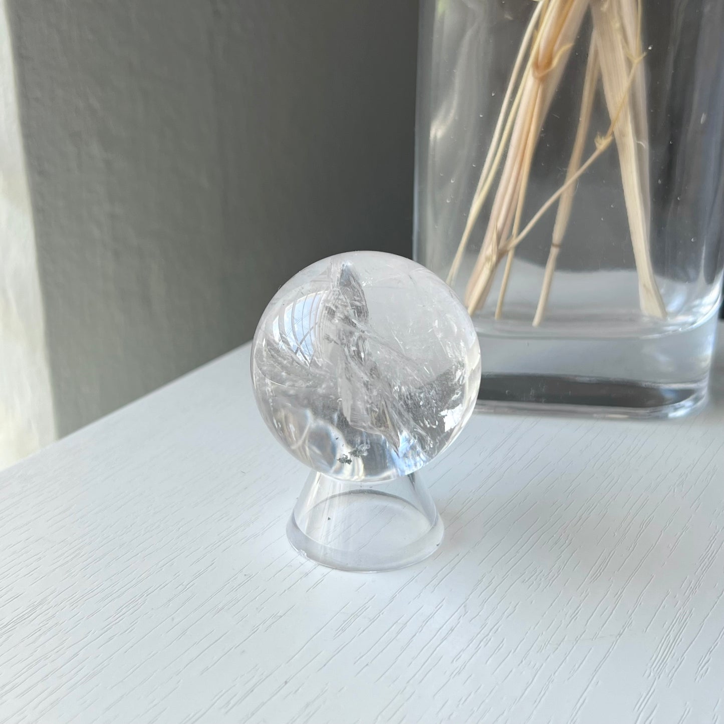 CLEAR QUARTZ SPHERE