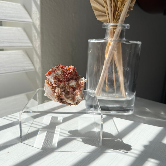 VANADINITE BARYTE SPECIMEN