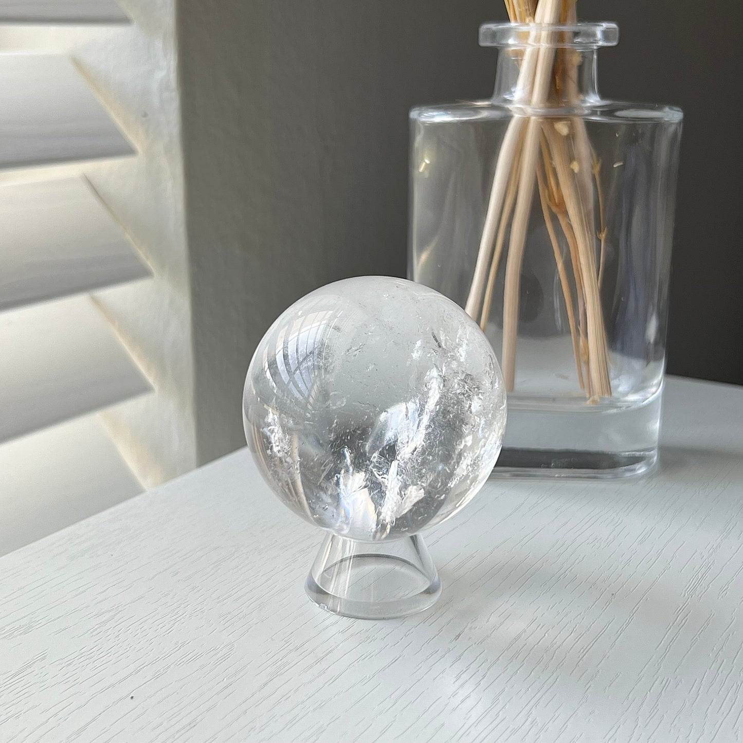 CLEAR QUARTZ SPHERE