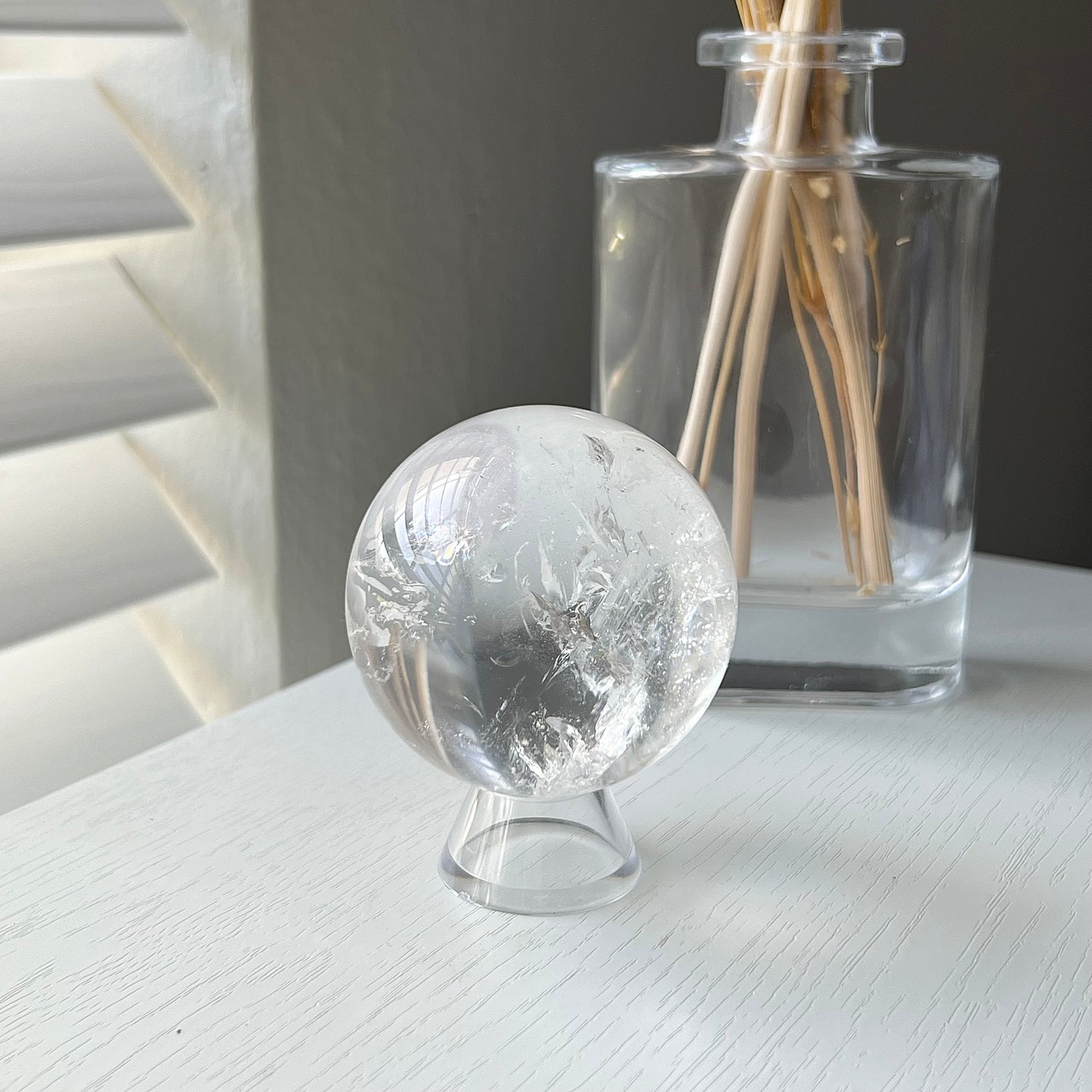 CLEAR QUARTZ SPHERE