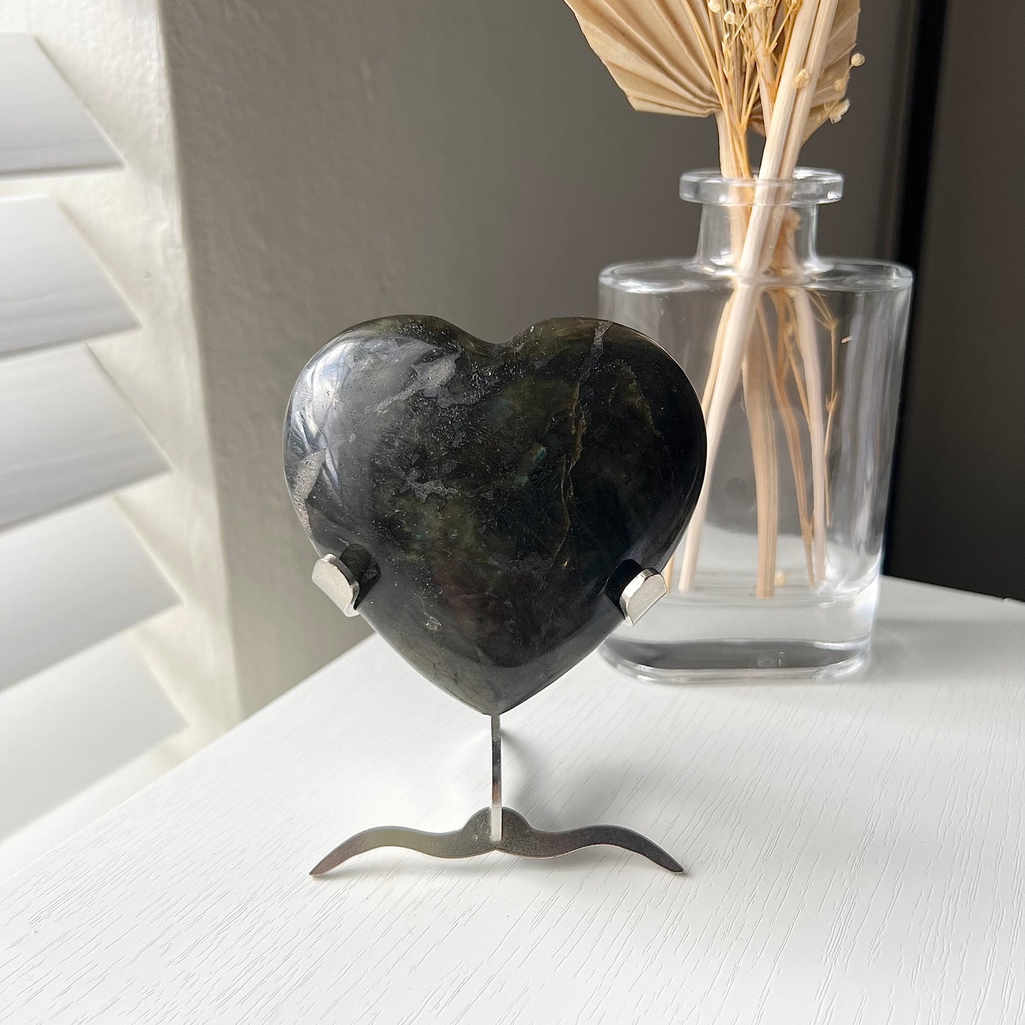 LABRADORITE HEART